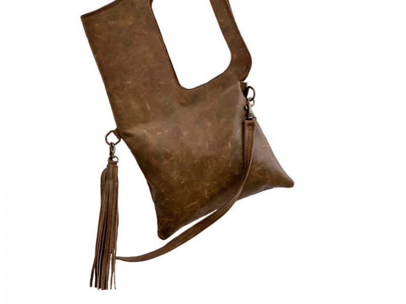 La rue bag /shoulder bag la rue / distressed leather /handmade shoulder bag / made in london bag/