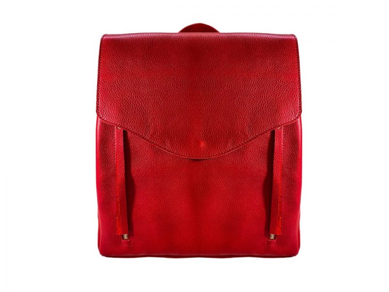 leather backpack red hand made in london,red bagpack ,handmade bag pack made in london,women bagpack red