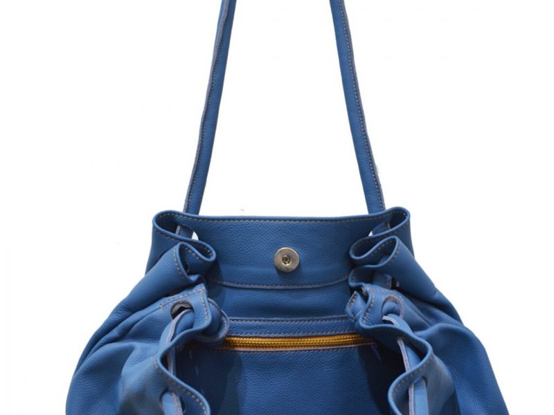 Blue Tote Leather Bag/Leather Bag/Handmade leather bag/shoulder bag /light blue leather bag /handcrafted in london /leather craft
