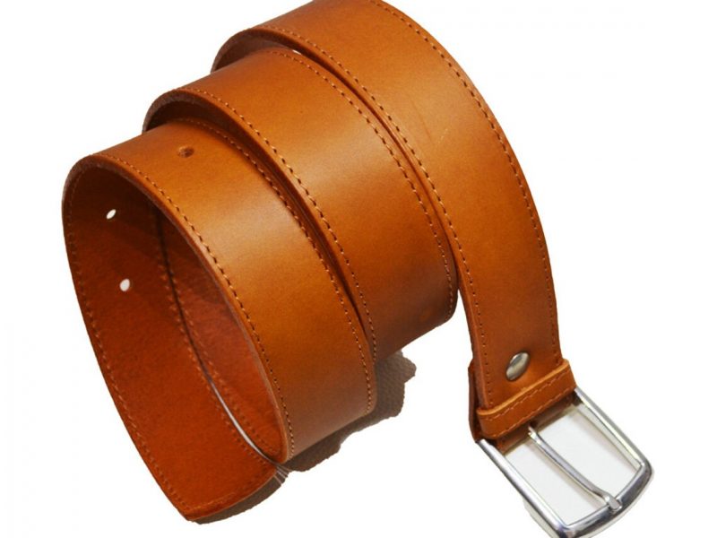 Light Brown Belt/belt/handmade belt/light brown stitching/italian leather belt/hand made belt/3.5cm belt /
