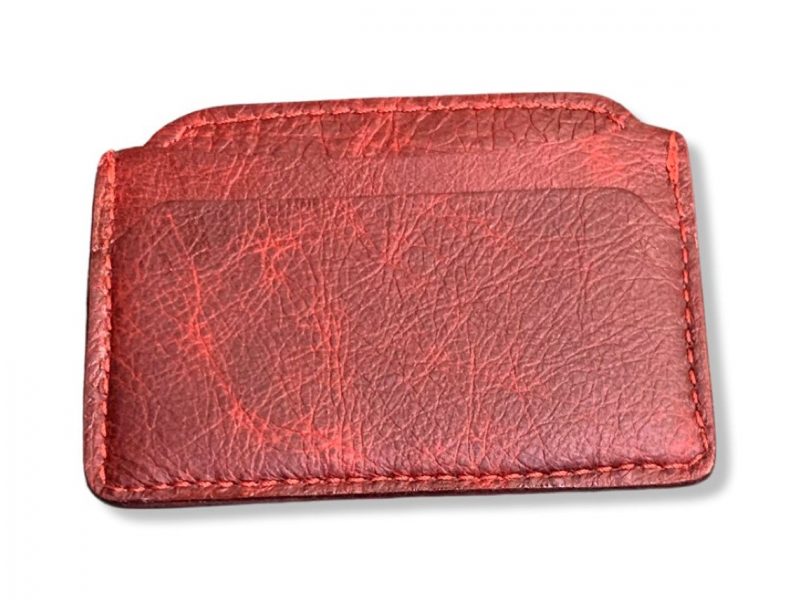 Red distressed cardholder/Leather Cardholders /cardholder /slim cardholder /red distressed /handcrafted cardholder/handmade/madeinlondon