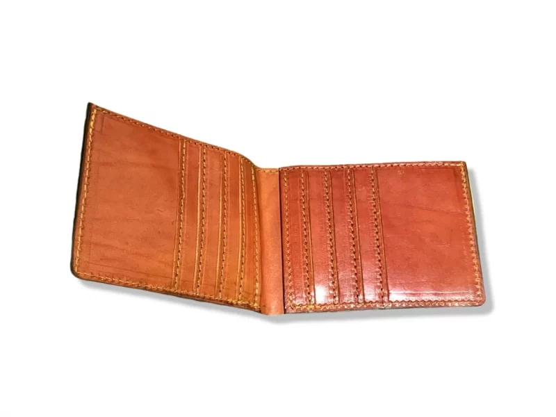 Light brown vegetan wallet