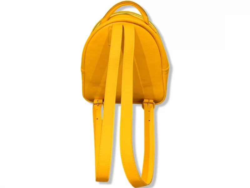 Unisex yellow medium backpack