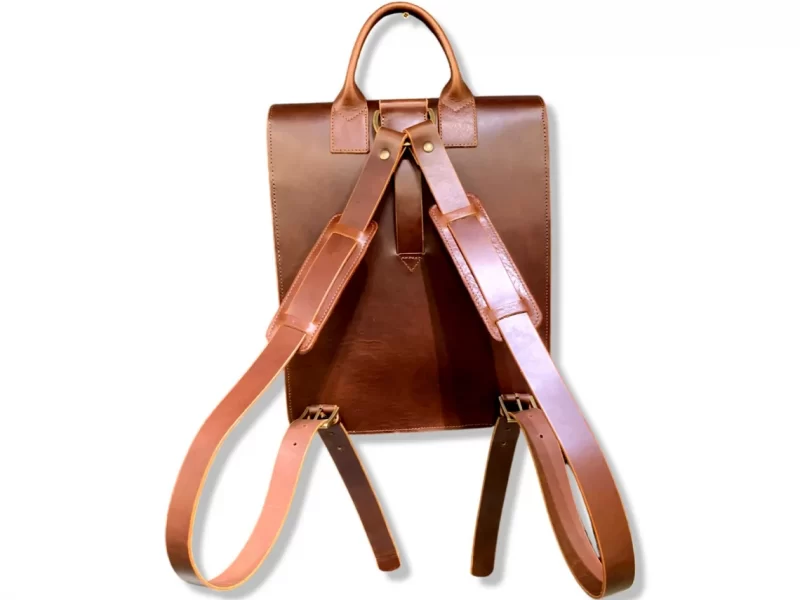 Vegetan brown backpack