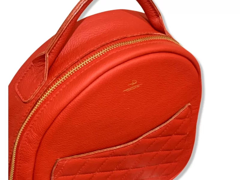 Unisex red medium backpack